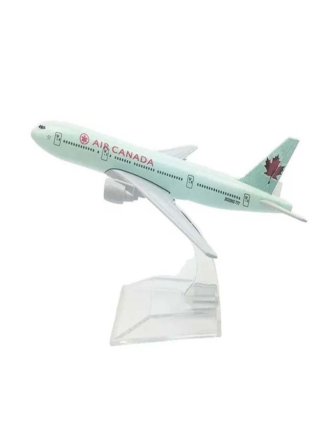 Breatoi ! Diecast Aeroplane Scale Model: (Air Canada B777 (16 cm)), 6 +, Green - Image 1